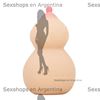 Masturbador soft skin teta y ano